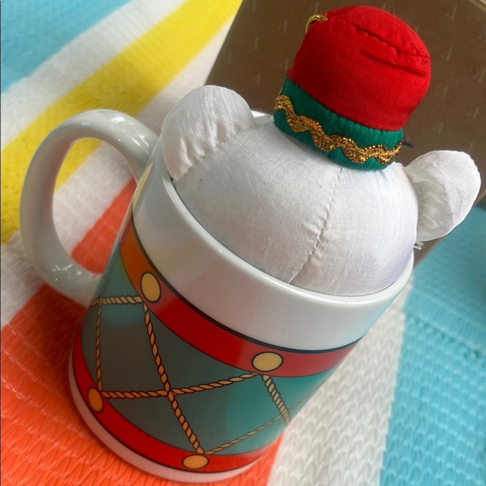 Avon Gift Collection Festive Bear Mug with Red and Gold Accents - Picture 5 of 8